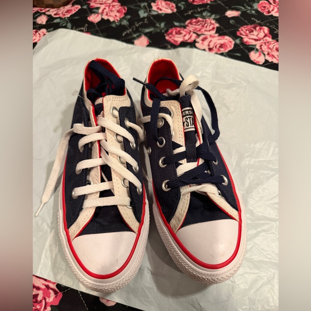 Converse Kids' Navy and Red Sneakers